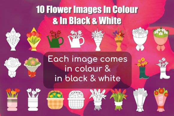 10 Flower Images: A Versatile Graphic Design Asset for Modern Content