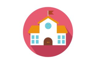 Big School Icon: A Versatile Graphic Design Asset for Creative Sellers