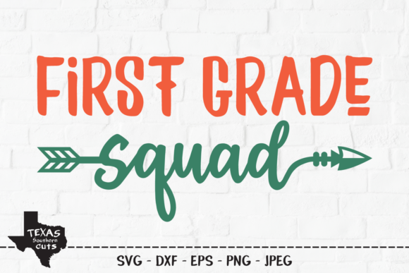 First Grade - School Shirt Design Graphics for Crafts