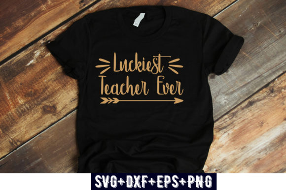 Mardi Gras Design Luckiest Teacher Ever: A Festive Graphic Asset for Local Business Branding