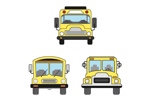 School Bus Collection: A Graphic Design Asset for Editorial and Web Publishing