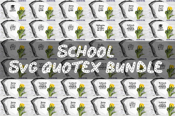 School Quotes Bundle – A Versatile Graphic Design Asset for T-Shirt Designs and Branding