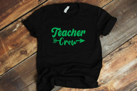 Teacher Crew Graphic Design Asset for T-Shirt Designs