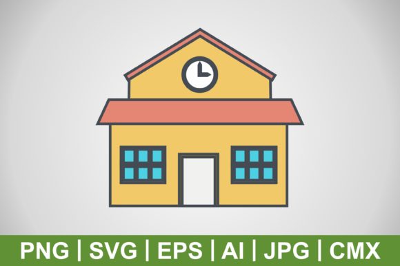 Vector School Icon: A Powerful Graphic Design Asset for Modern Websites