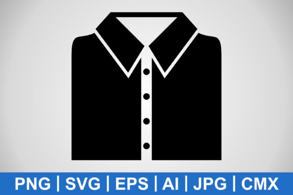 Vector School Shirt Icon: A Versatile Graphic Design Asset for Crafters